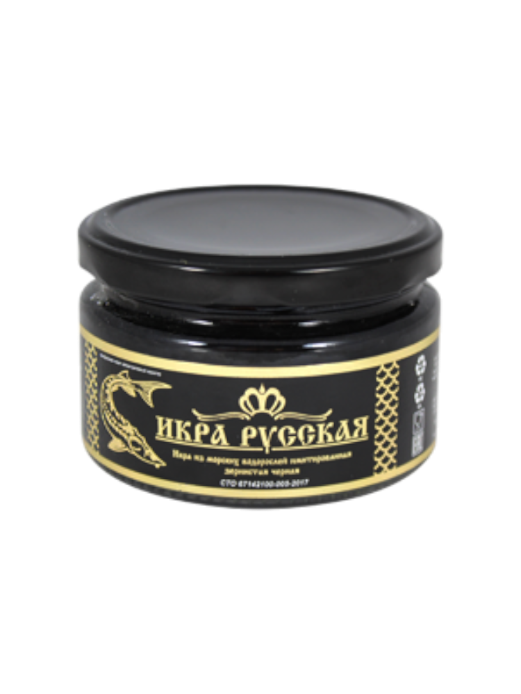 ИКРА ДАРЫ МОРЯ АНАЛОГ РУССКАЯ ЧЕРНАЯ 200Г СТ/Б